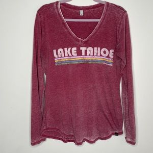 🔹Techstyles sportswear XL long sleeve t shirt Lake Tahoe
